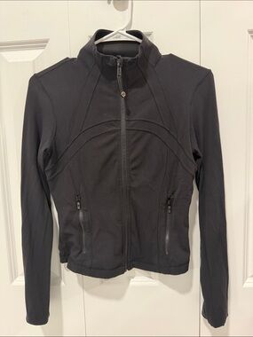 lululemon athletica Black Zip-Up Athletic Jacket